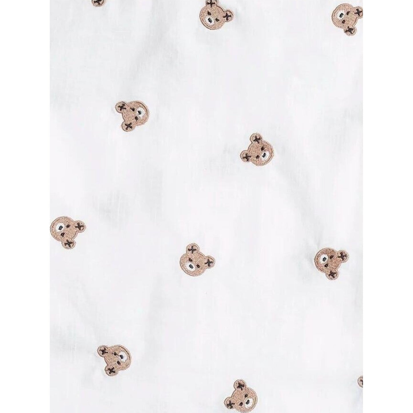 Huxbaby Shortsleeve Huxbear Button Up Crisp White | Aster & Ruby