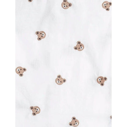 Huxbaby Shortsleeve Huxbear Button Up Crisp White | Aster & Ruby