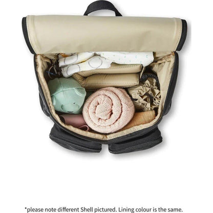 OiOi Signature Nappy Backpack Black Diamond Quilt | Aster & Ruby