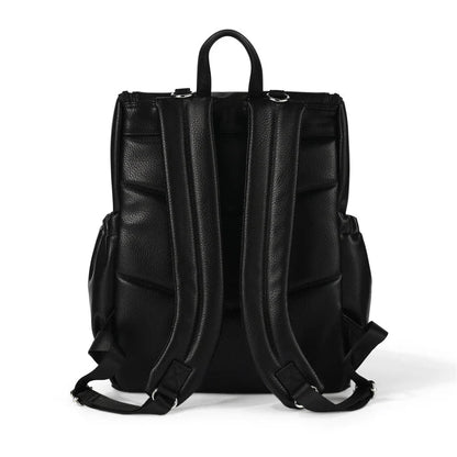 Signature Nappy Backpack Black Nylon - Aster & Ruby