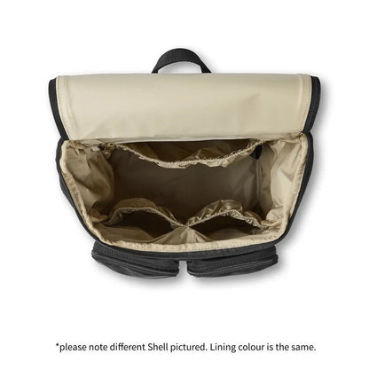 Signature Nappy Backpack Black Nylon - Aster & Ruby
