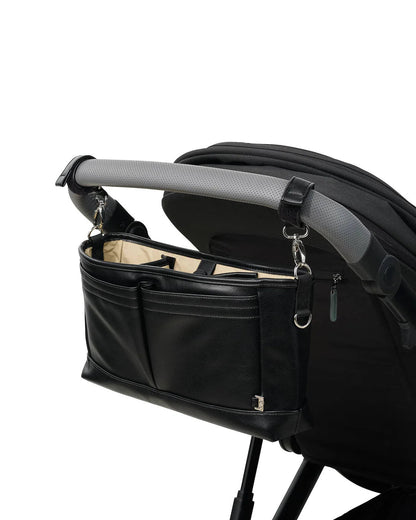 Signature Pram Caddy Black Dimple - Aster & Ruby