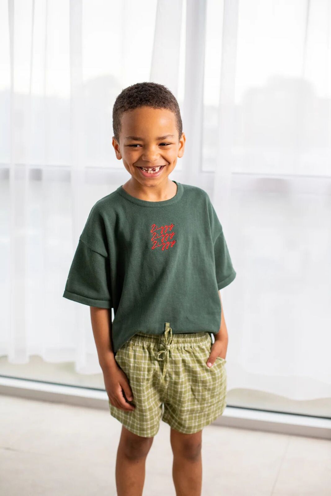 SIGNATURE TEE | FIR – 3-6m, 6-12m, 1, 2, 3 – Aster & Ruby