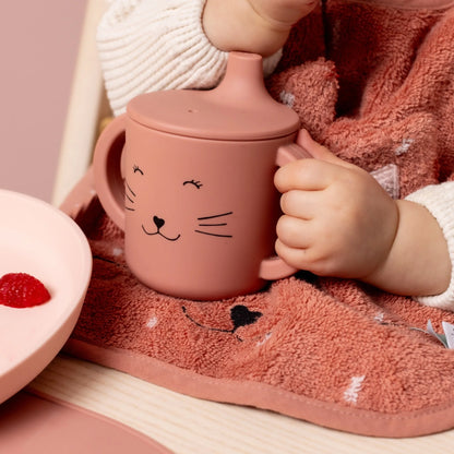 Silicone Sippy Cup Mrs. Cat