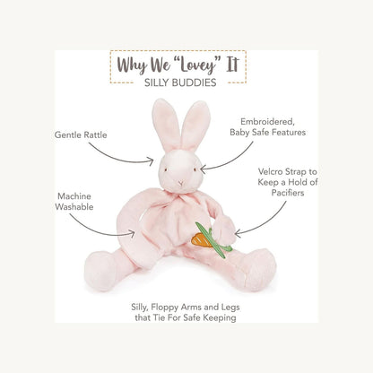 Bunnies By The Bay Silly Buddy Blossom Bunny Pink | Aster & Ruby