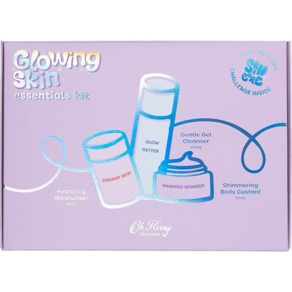 Oh Flossy Skincare Glowing Skin Essentials Kit | Aster & Ruby