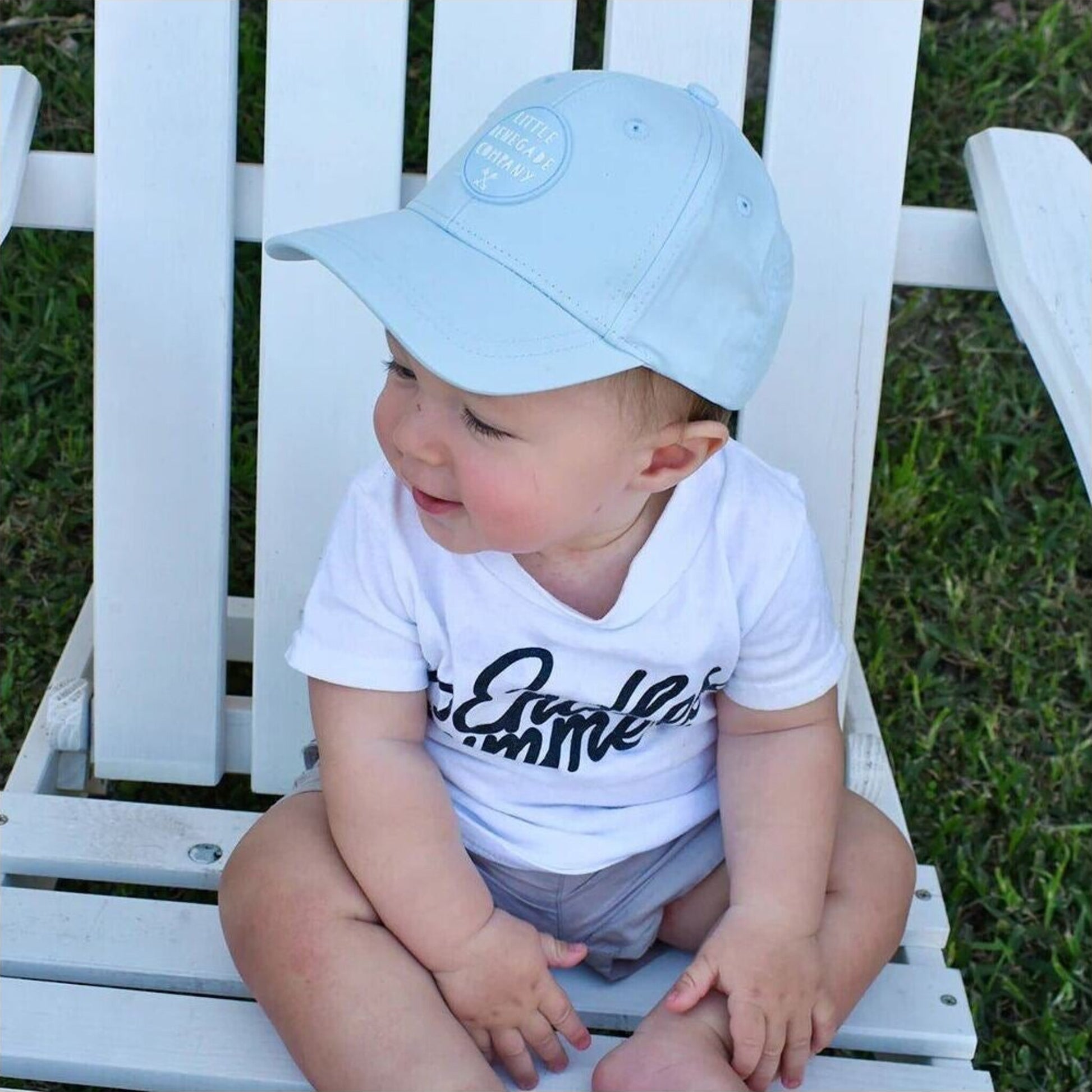 Little Renegade Company Sky Baseball Cap | Aster & Ruby