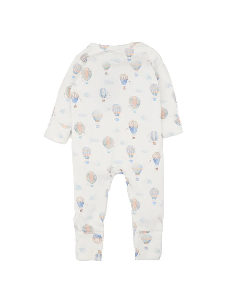 SKY HIGH ORGANIC LS ZIPSUIT - Aster & Ruby
