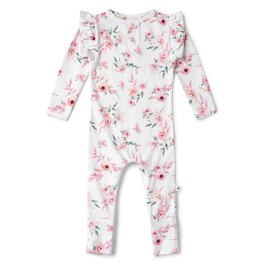 Snuggle Hunny Camille LS Growsuit-Aster & Ruby