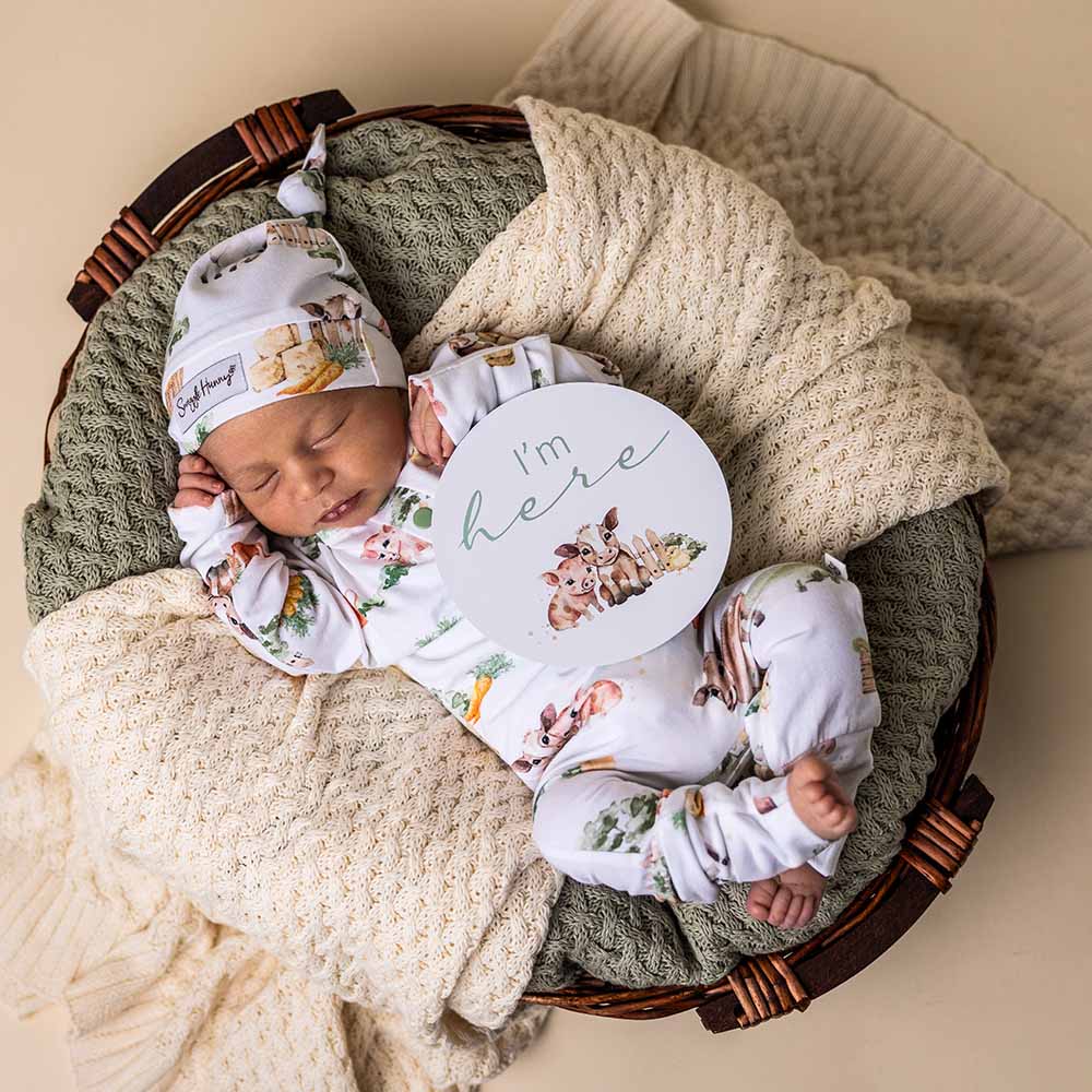 Snuggle Hunny Farm LS Growsuit-Aster & Ruby