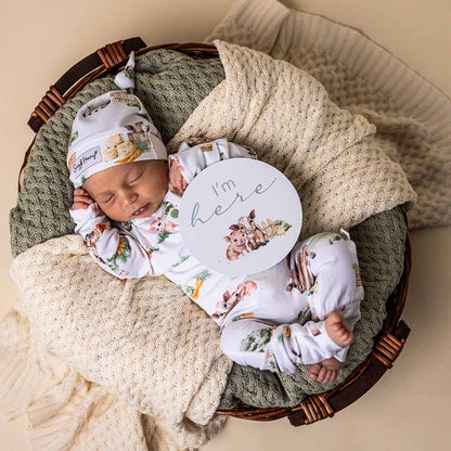 Snuggle Hunny Farm LS Growsuit-Aster & Ruby