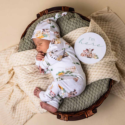 Snuggle Hunny Farm LS Growsuit-Aster & Ruby