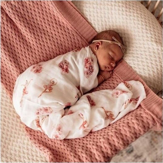 Snuggle Hunny Kids Organic Muslin Wrap Ballerina | Aster & Ruby