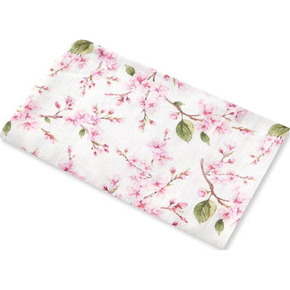 Snuggle Hunny Kids Organic Muslin Wrap Cherry Blossom | Aster & Ruby