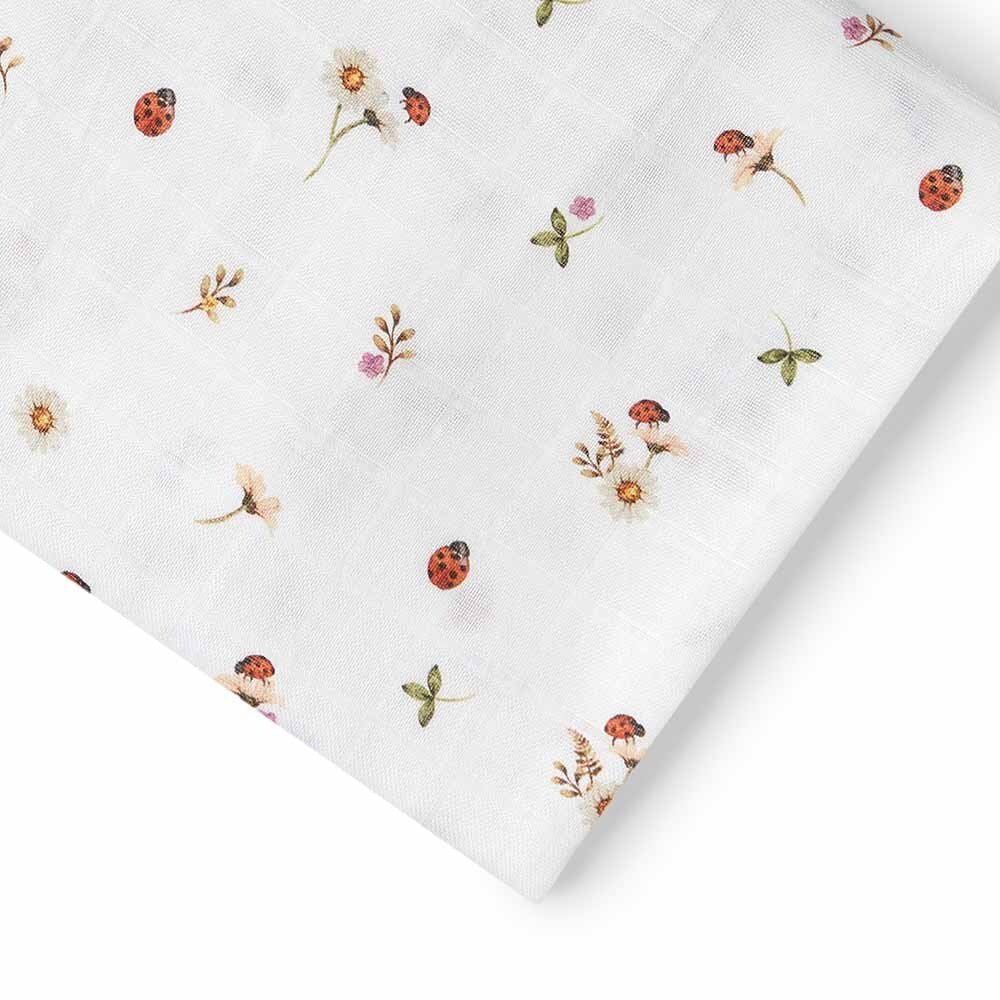 Snuggle Hunny Organic Muslin Wrap - Ladybug - Aster & Ruby