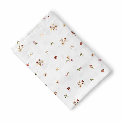 Snuggle Hunny Organic Muslin Wrap - Ladybug - Aster & Ruby
