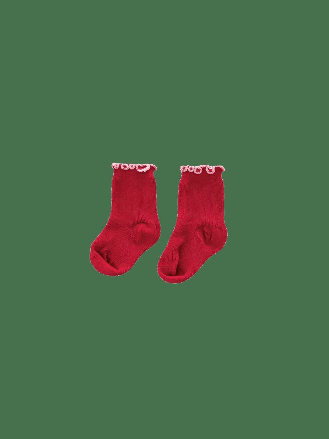 SOCKS | SCARLET – 0-6, 6-12, 1-3, 3-5 – Aster & Ruby