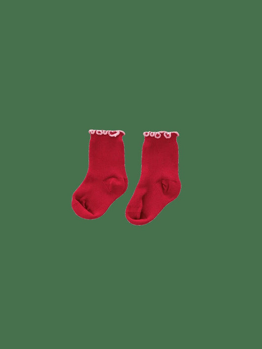SOCKS | SCARLET – 0-6, 6-12, 1-3, 3-5 – Aster & Ruby