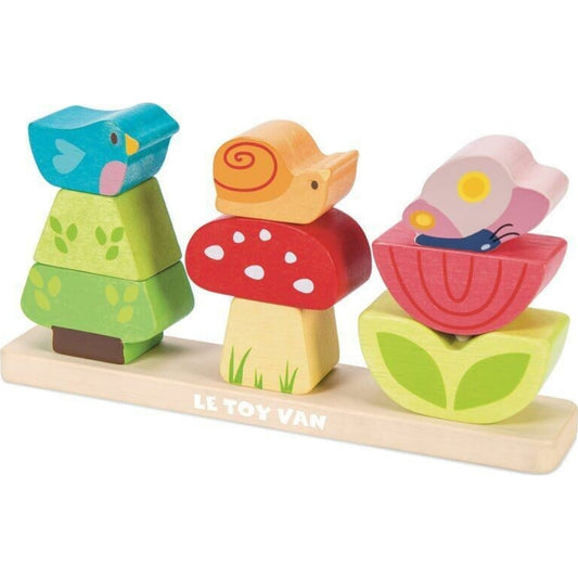 Le Toy Van Stacking Woodland Garden | Aster & Ruby