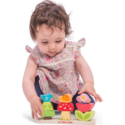 Le Toy Van Stacking Woodland Garden | Aster & Ruby