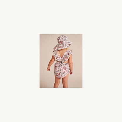 Huxbaby Stawberry Garden Playsuit Cream | Aster & Ruby