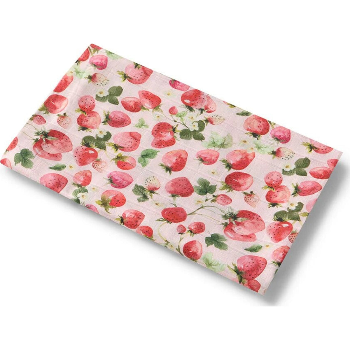 Strawberry Organic Muslin Wrap - Aster & Ruby