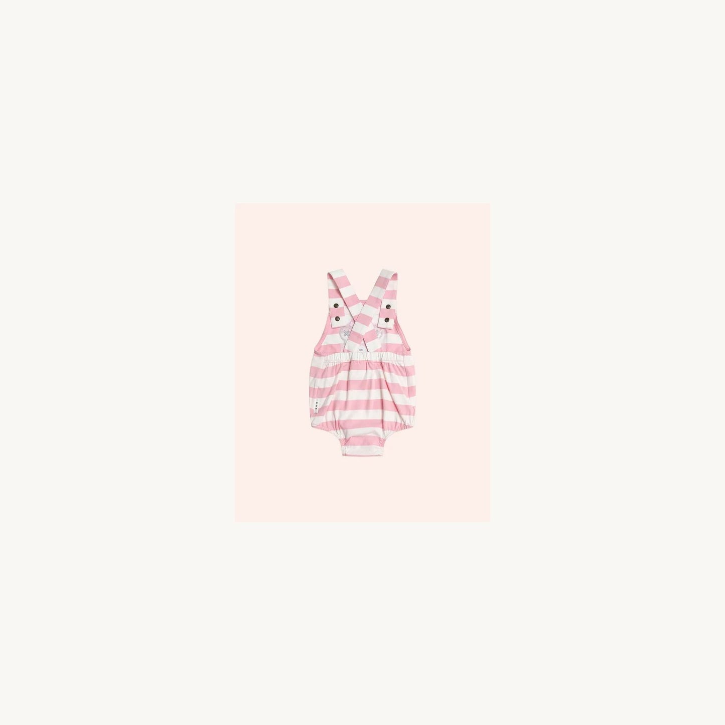 Huxbaby Strawberry Stripe Playsuit | Aster & Ruby