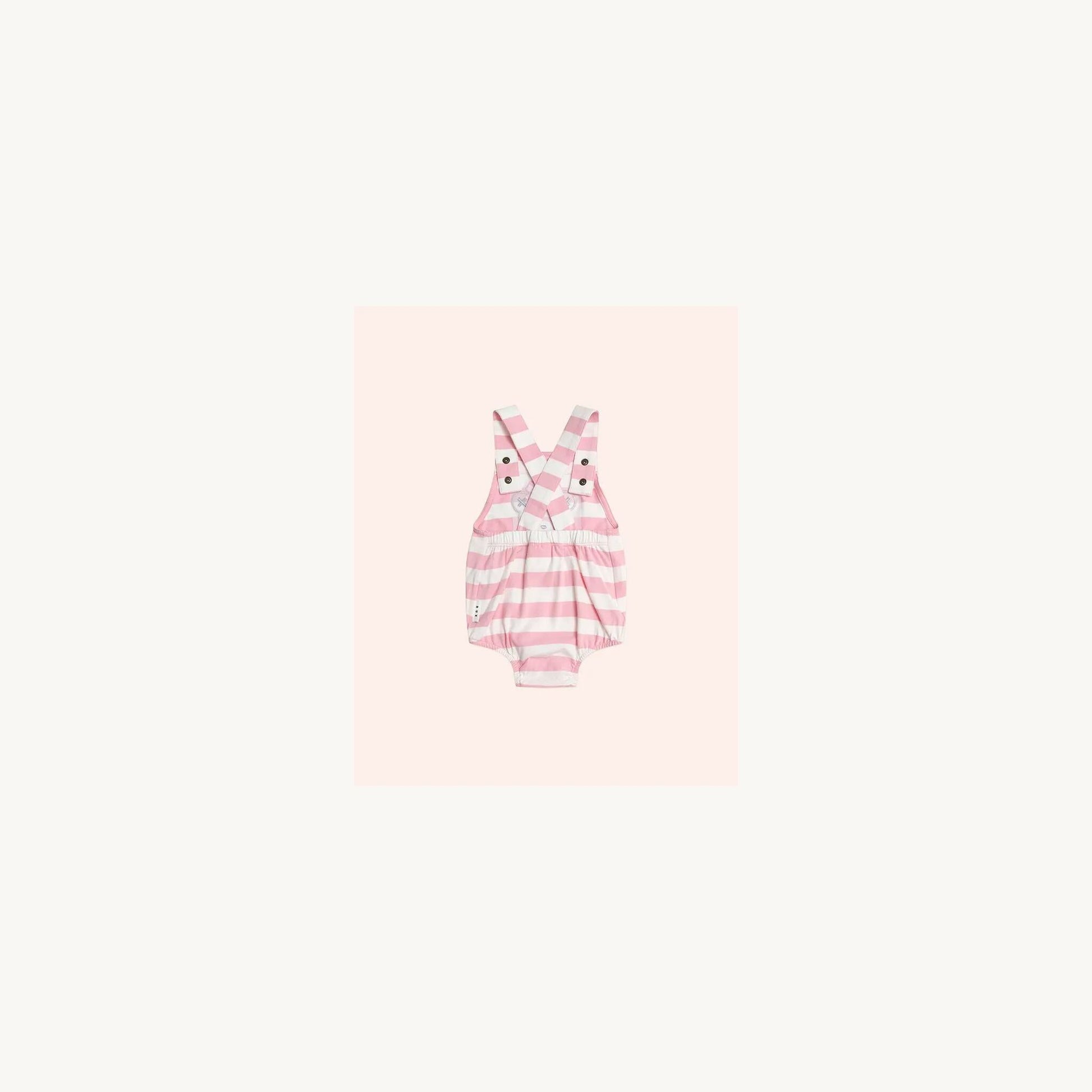 Huxbaby Strawberry Stripe Playsuit | Aster & Ruby