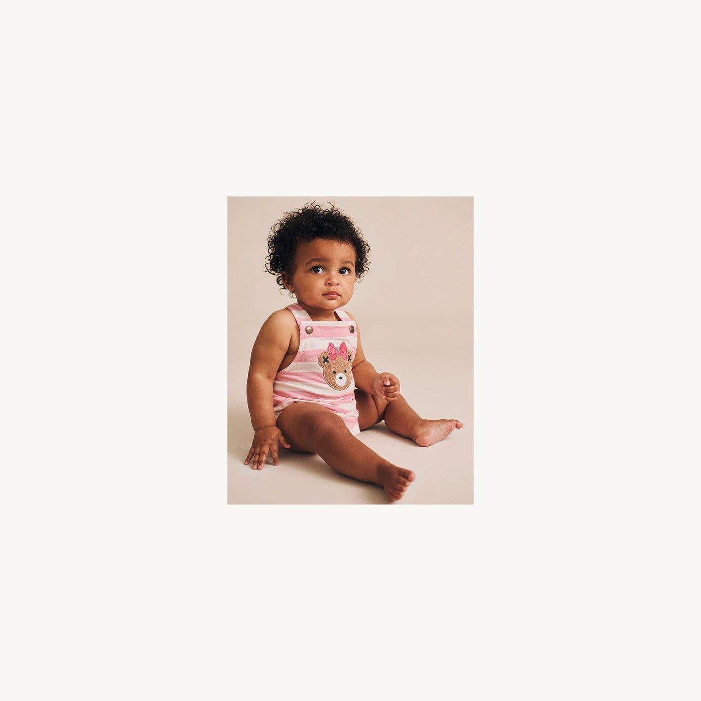 Huxbaby Strawberry Stripe Playsuit | Aster & Ruby