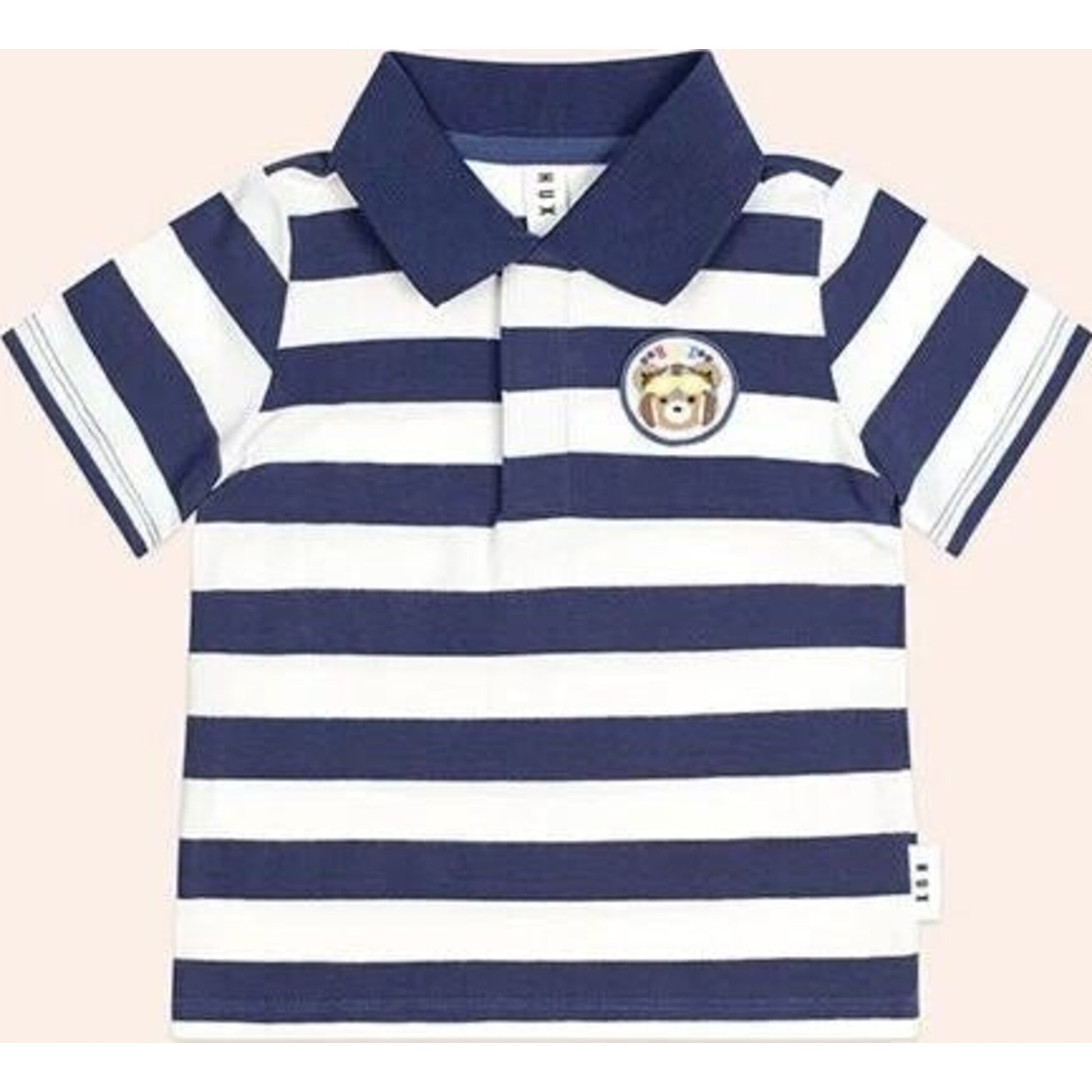 Huxbaby Stripe Polo Tee | Aster & Ruby