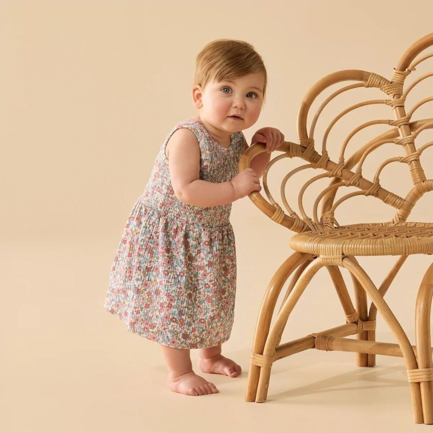 Wilson & Frenchy Summer Bloom Organic Dress Set | Aster & Ruby