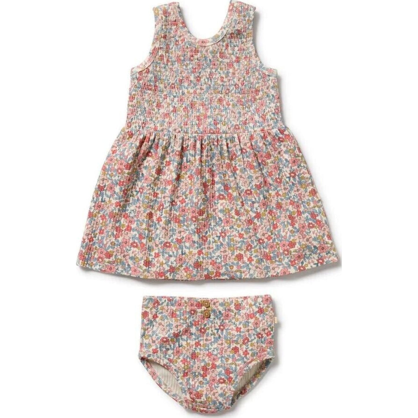Wilson & Frenchy Summer Bloom Organic Dress Set | Aster & Ruby