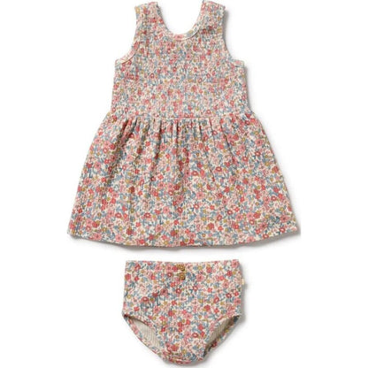 Wilson & Frenchy Summer Bloom Organic Dress Set | Aster & Ruby
