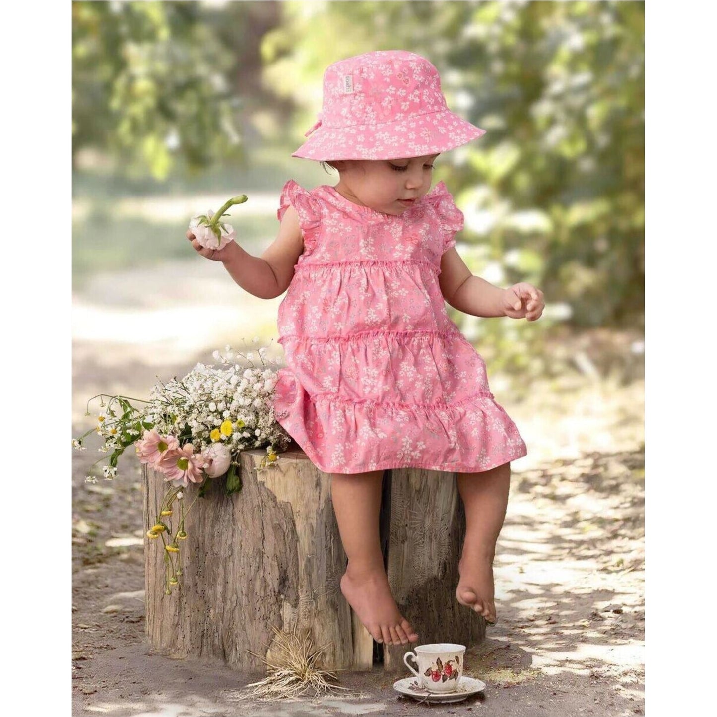 Toshi Sunhat Acacia Scarlet | Aster & Ruby