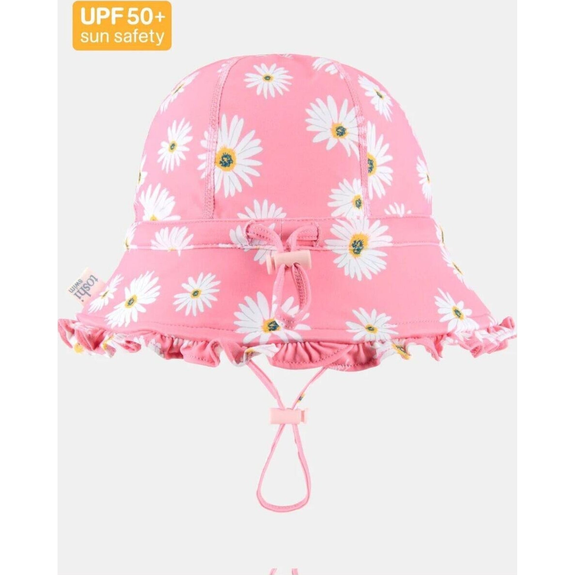 Toshi Swim Bell Hat Ripple Daisy Watermelon | Aster & Ruby