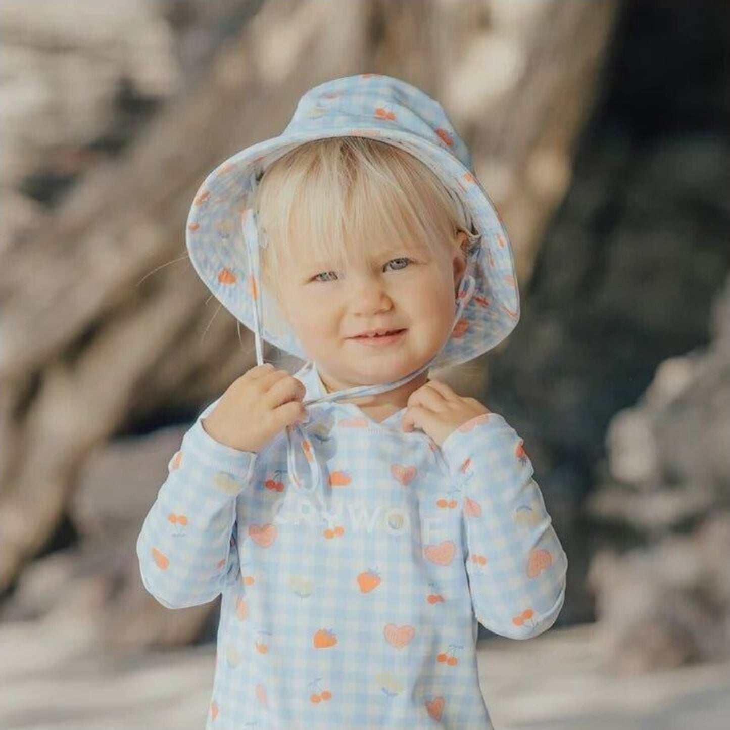 Crywolf SWIM BUCKET HAT Lucky Picnic | Aster & Ruby