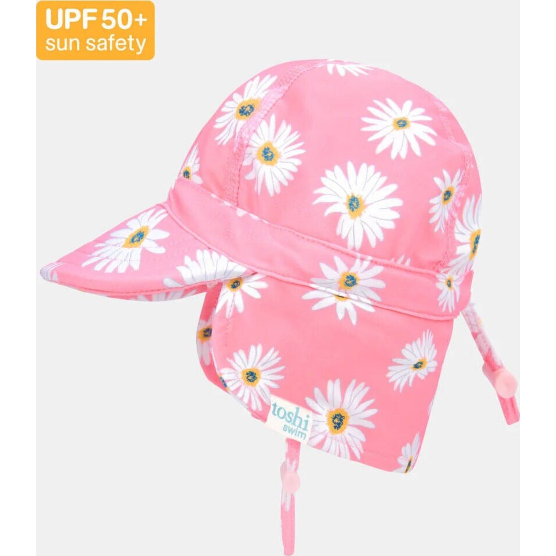 Toshi Swim Flap Cap Paradise Daisy Watermelon | Aster & Ruby