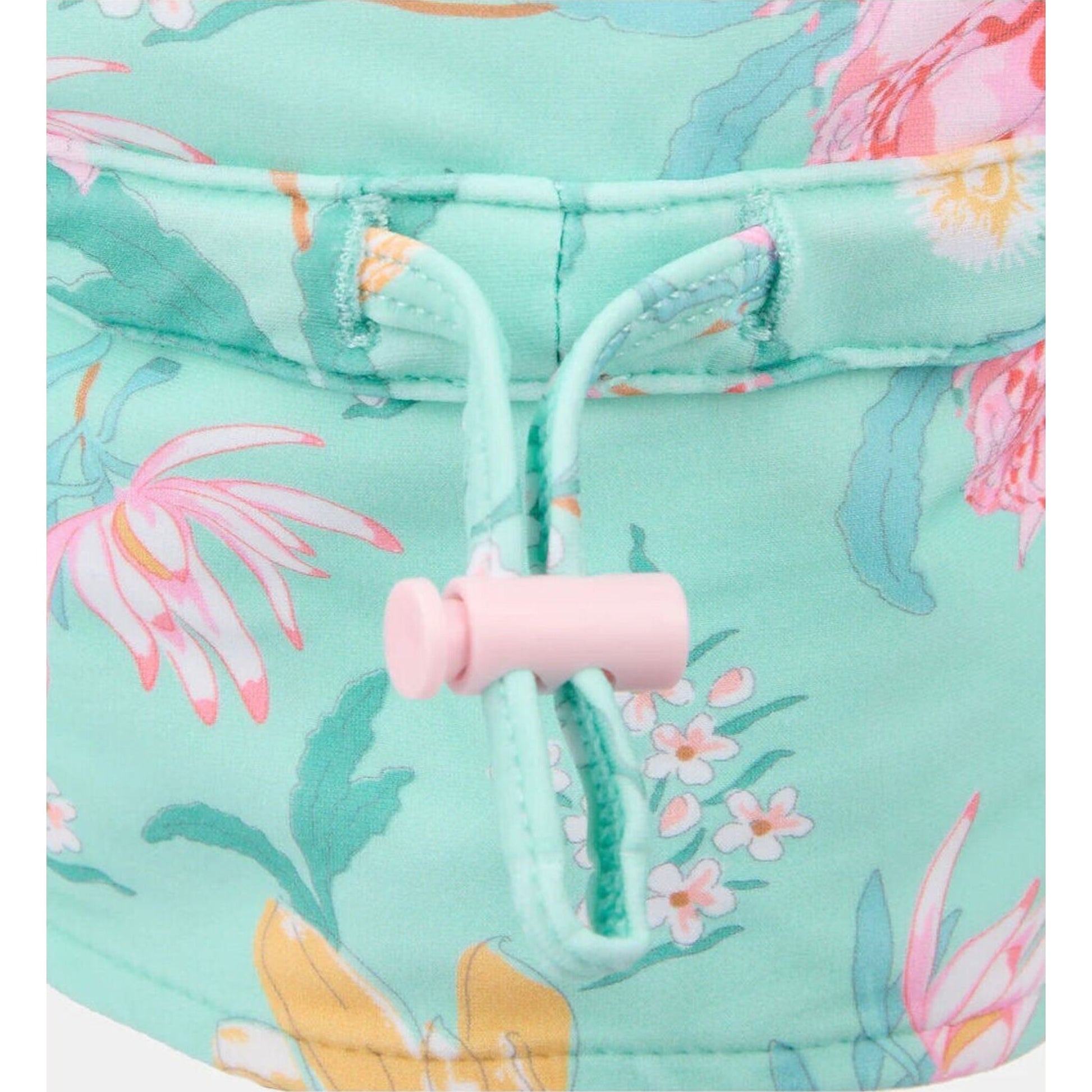 Toshi Swim Flap Cap Paradise Waratah Mint | Aster & Ruby