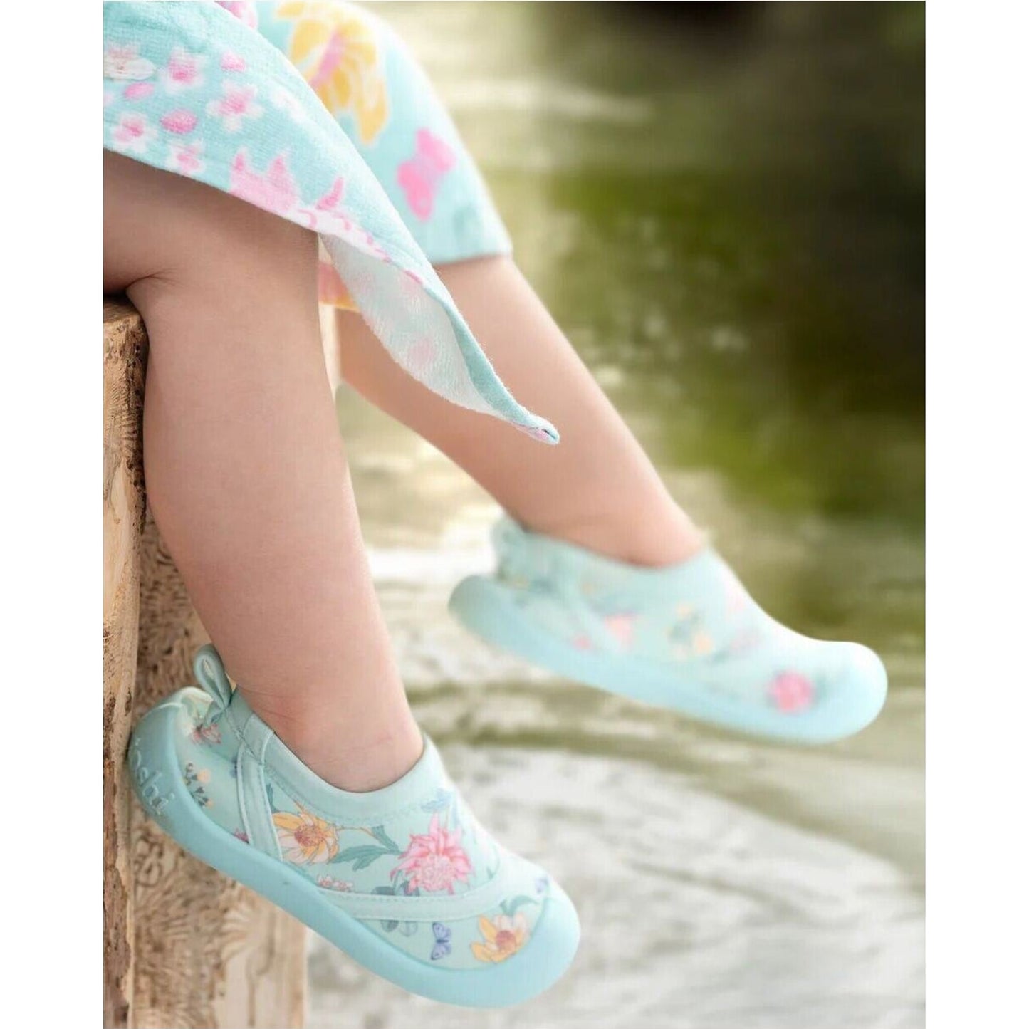 Toshi Swim Reef Booties Paradise Waratah Mint | Aster & Ruby