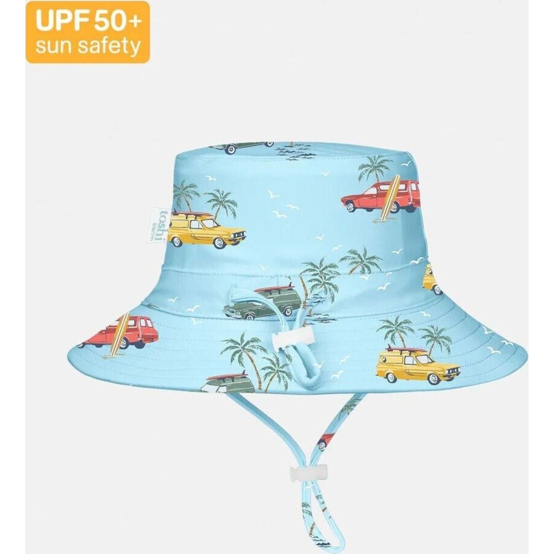 Toshi Swim Sunhat Paradise Swell Seekers Sky | Aster & Ruby