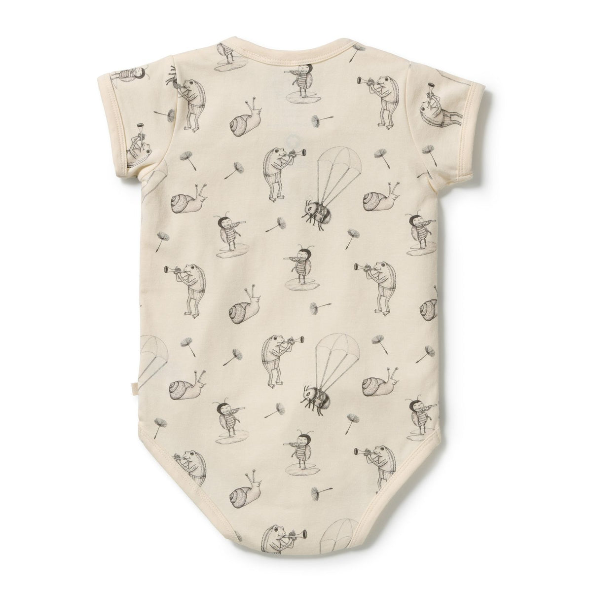 Whispering Willows Organic Henley Bodysuit