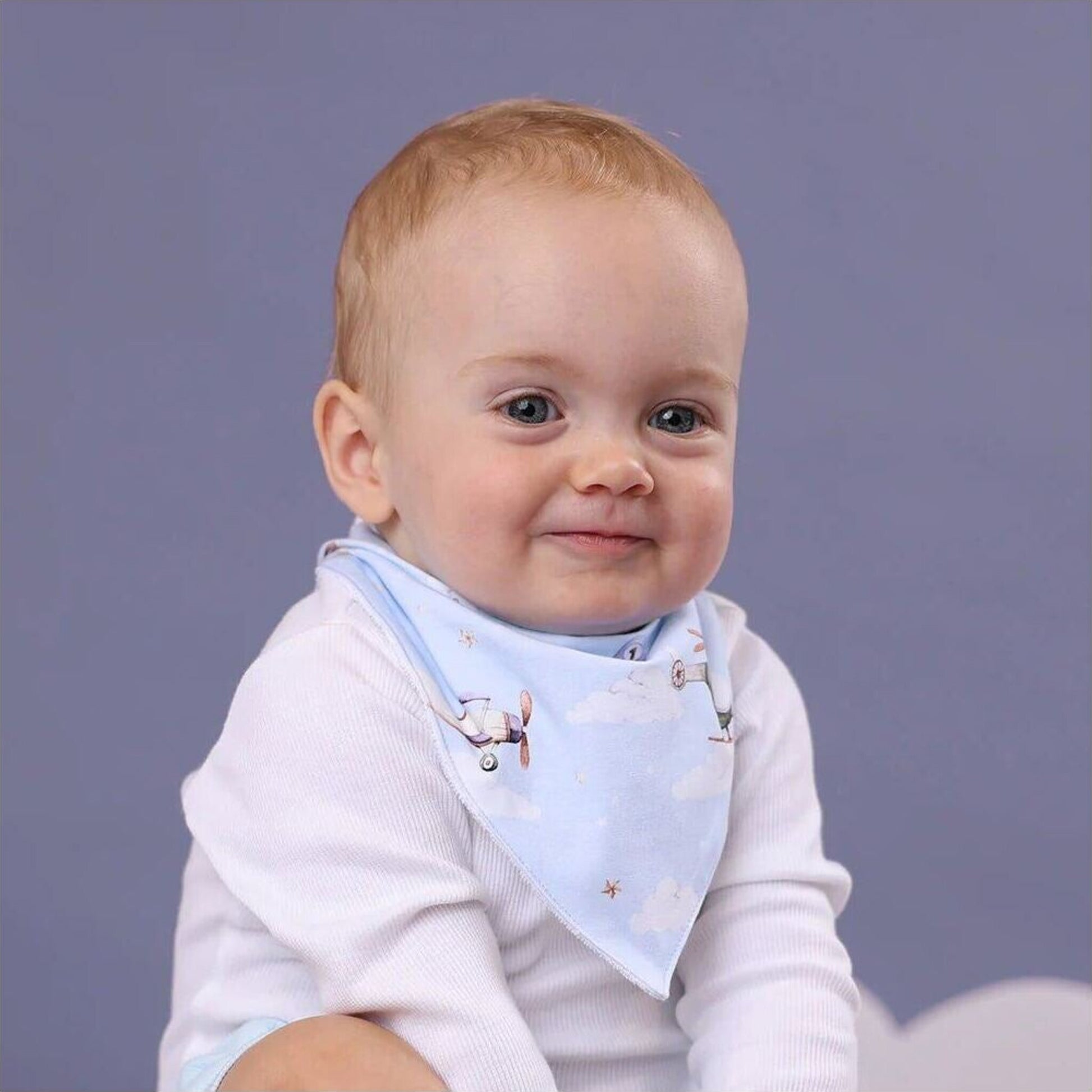 Snuggle Hunny Taking Flight Organic Dribble Bib | Aster & Ruby