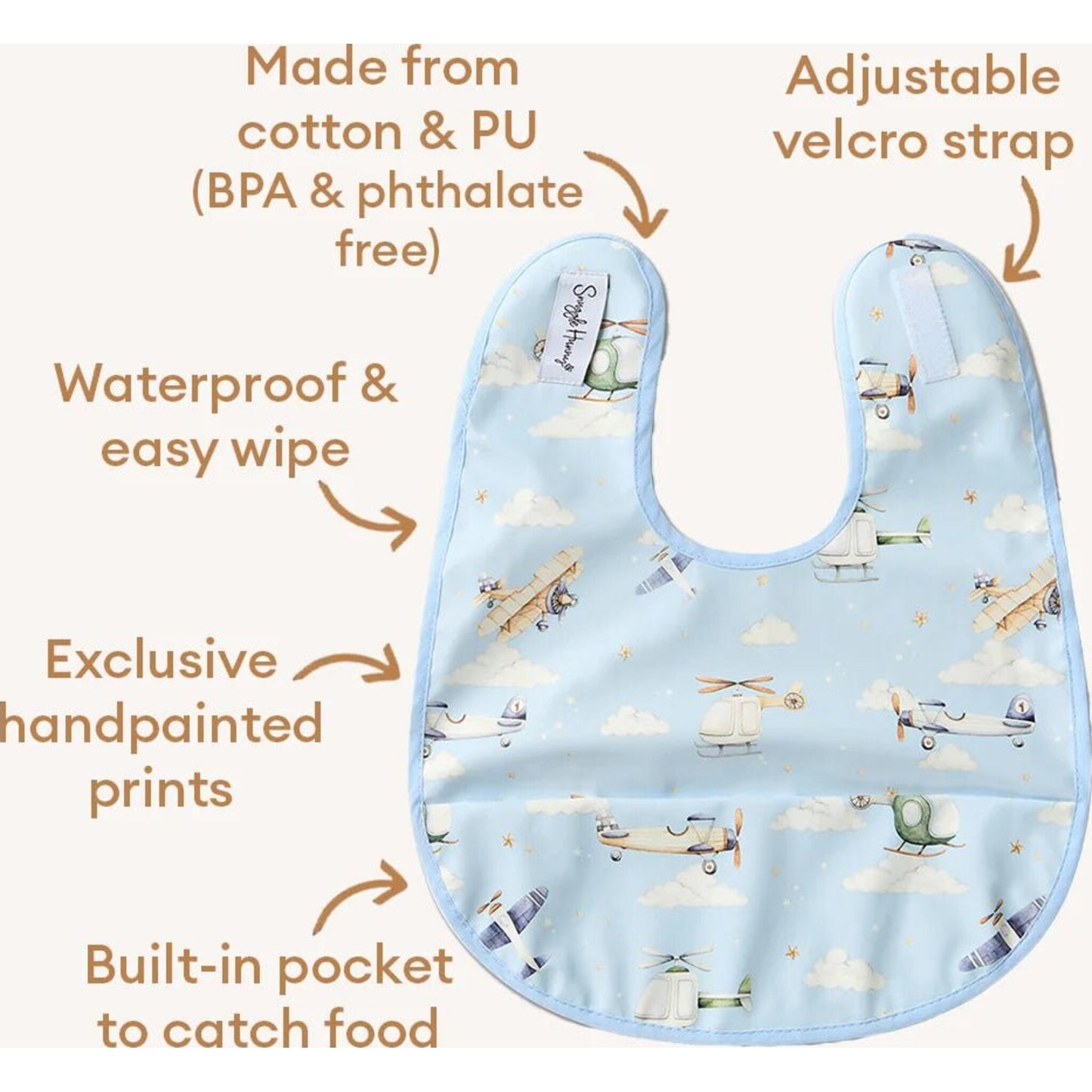 Snuggle Hunny Taking Flight Snuggle Bib | Aster & Ruby