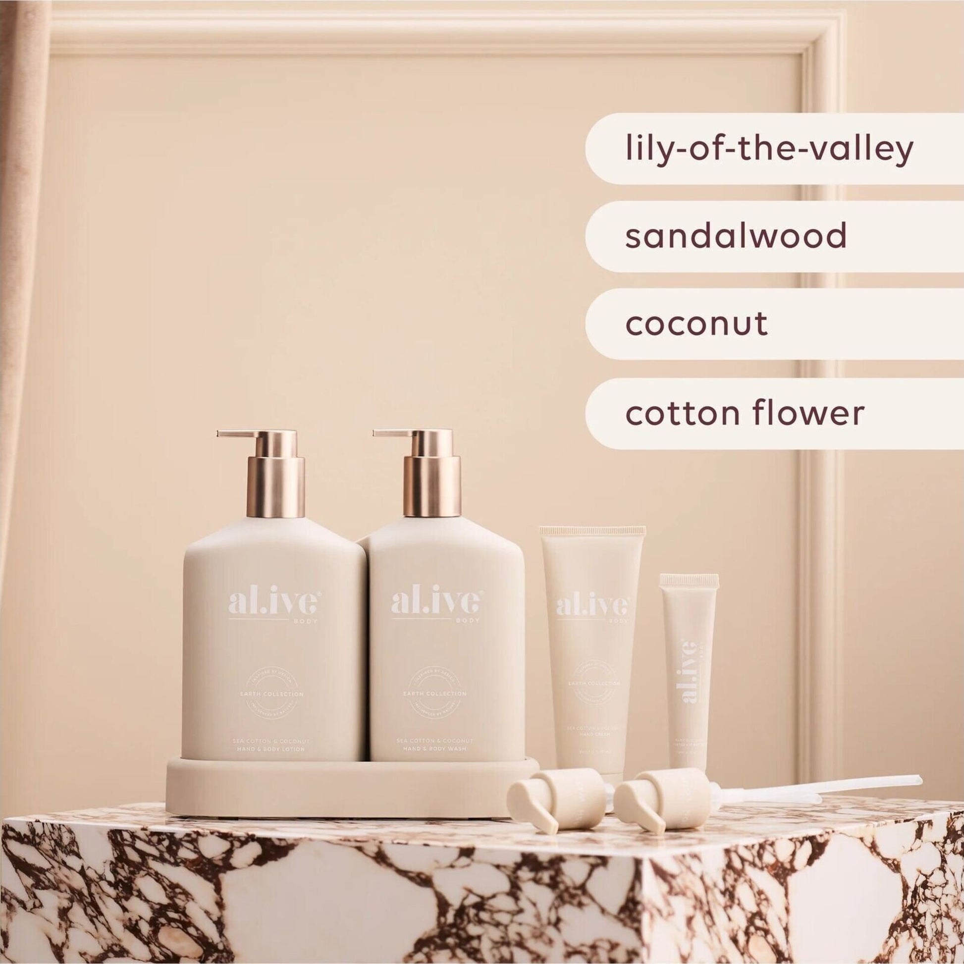 Al.ive Body The Icon Gift Set Sea Cotton & Coconut | Aster & Ruby