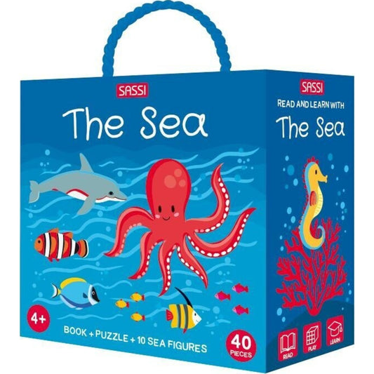 Sassi The Sea 3D Puzzle & Learning Book Set | Aster & Ruby