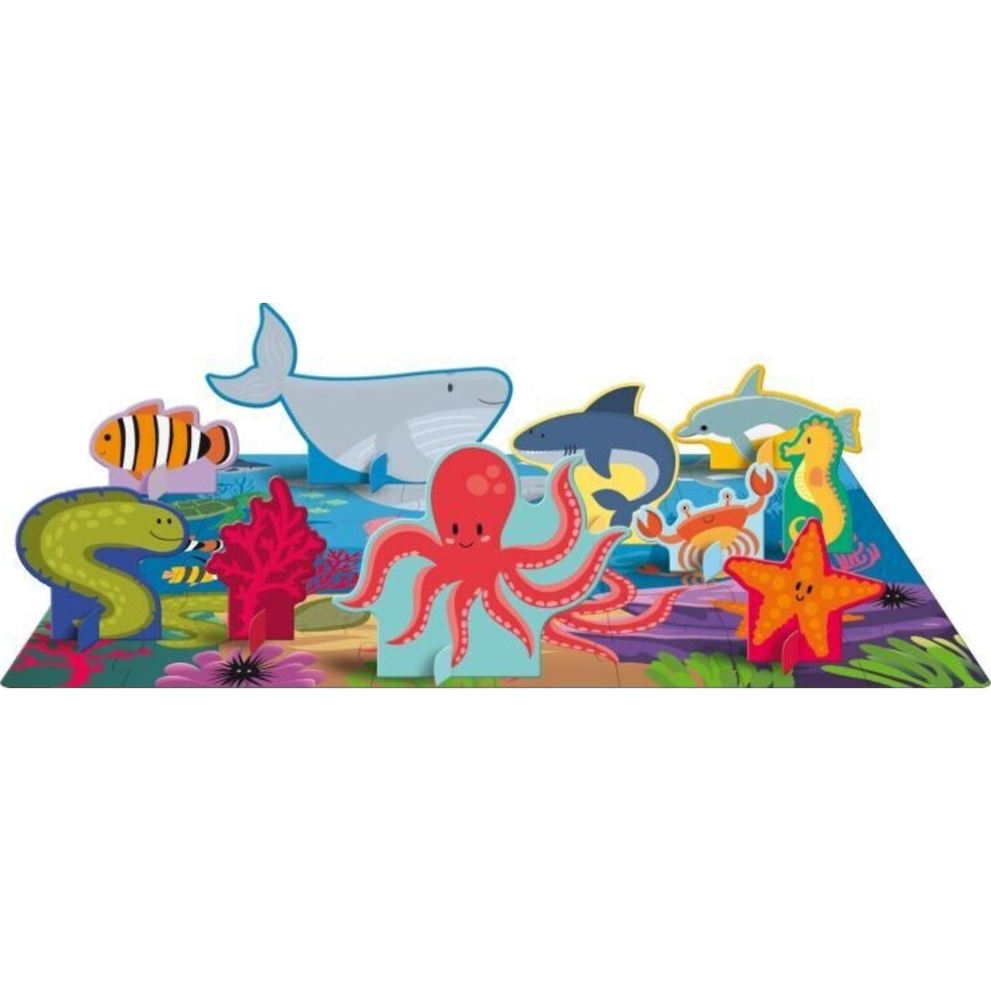 Sassi The Sea 3D Puzzle & Learning Book Set | Aster & Ruby