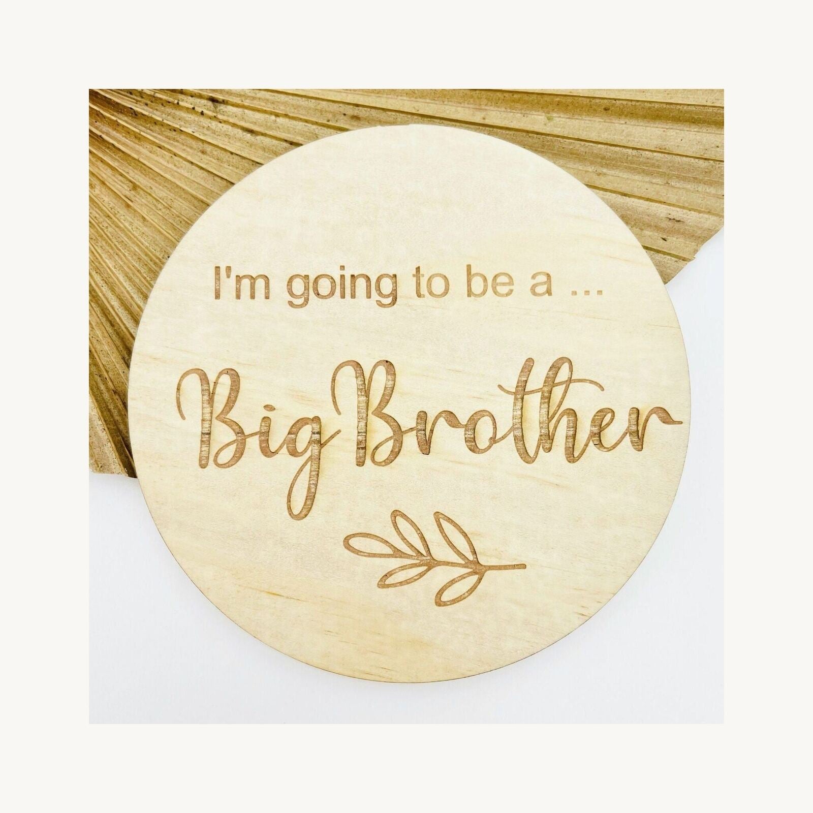 Timber Tinkers I'm Going To Be A Big Brother Disc – children's product by Timber Tinkers | Aster & Ruby