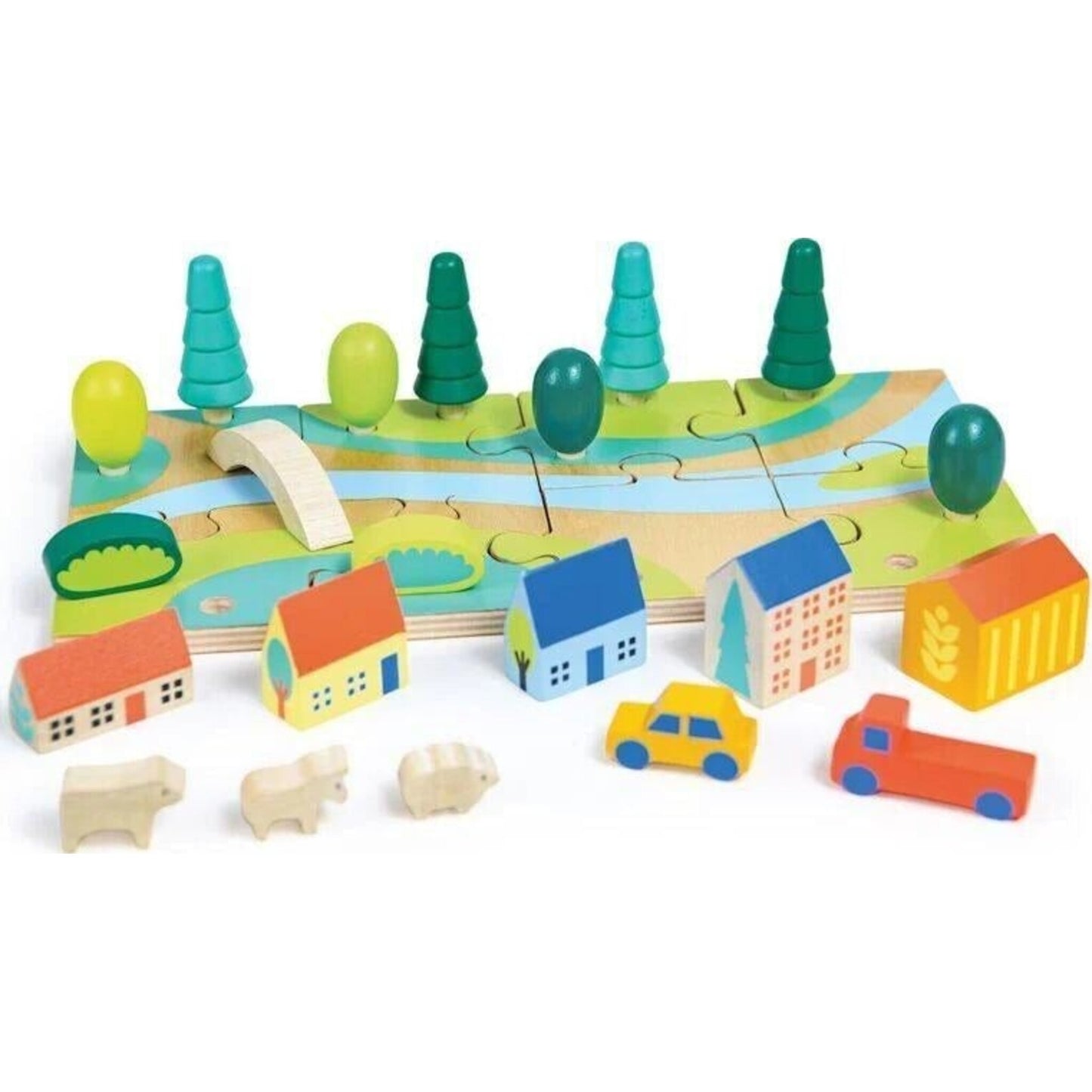 Mentari Tiny Town Jigsaw | Aster & Ruby