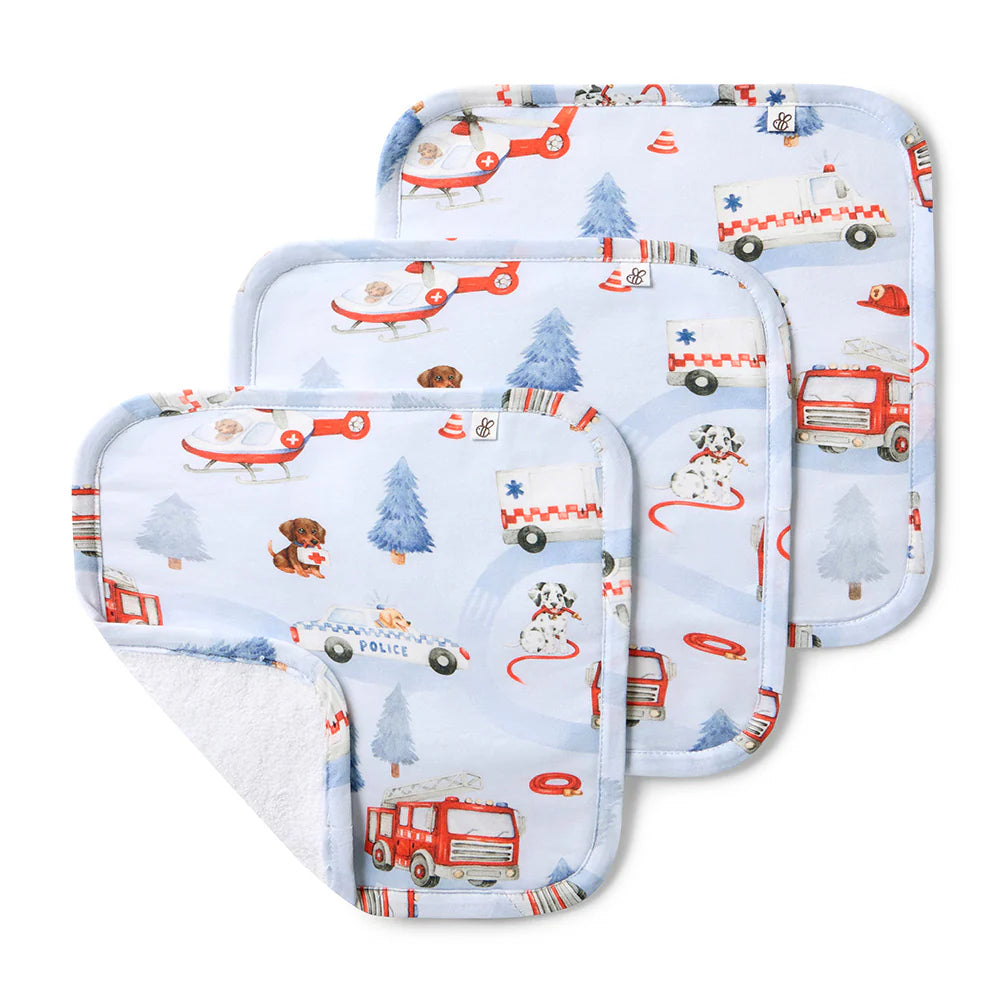 To The Rescue Organic Wash Cloths - 3 Pack