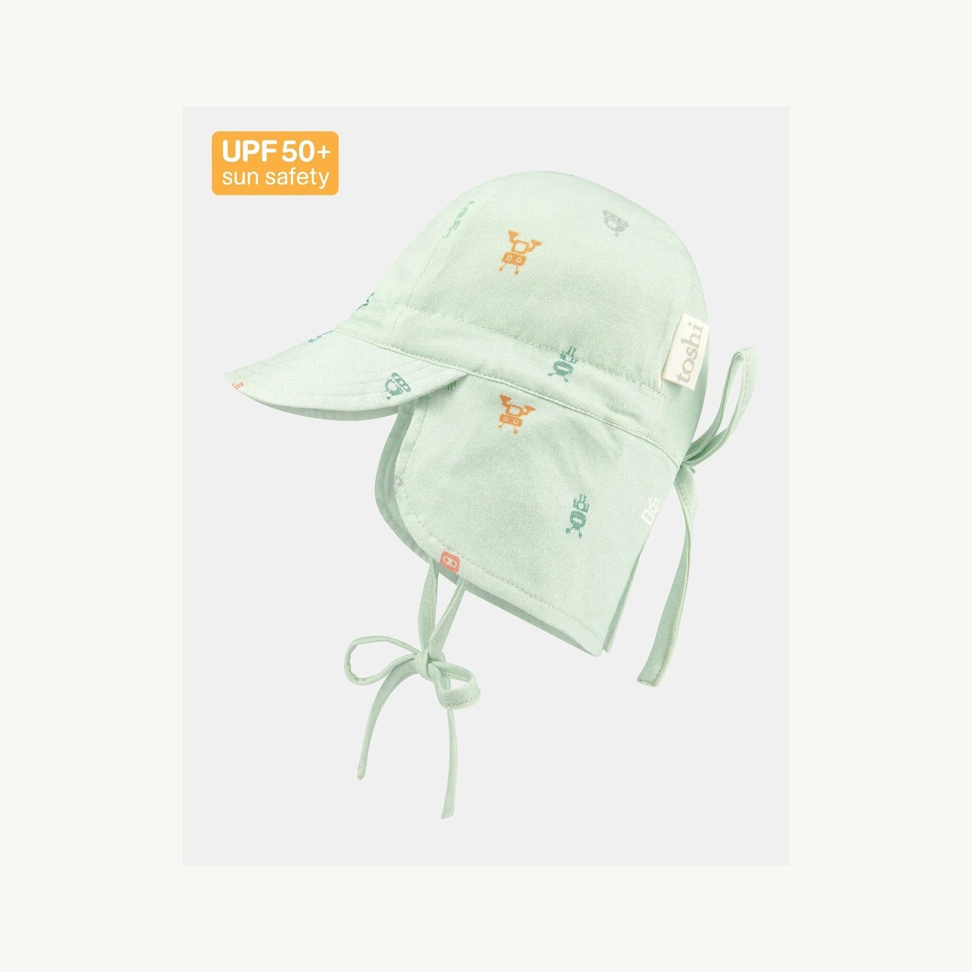 Toshi toshi Flap Cap Bambini - Cyborg Thyme | Aster & Ruby